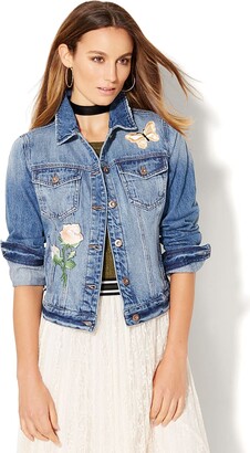 New York and Company Soho Jeans - Patched Denim Jacket