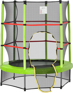 Ceballos Outsunny F5FT Kids Trampoline With Enclosure Net