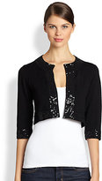 Thumbnail for your product : Harrison Morgan Sequin-Trimmed Bolero