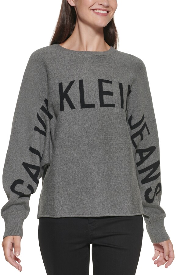 Calvin Klein Jeans Logo Sweater | Shop the world's largest 