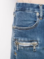 Thumbnail for your product : Unravel Project Vintage Chaos lace-up denim shorts