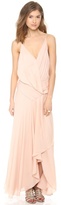 Thumbnail for your product : Haute Hippie Falling Pleats Gown