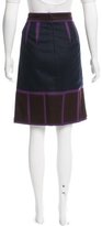 Thumbnail for your product : Proenza Schouler Wool Patchwork Skirt