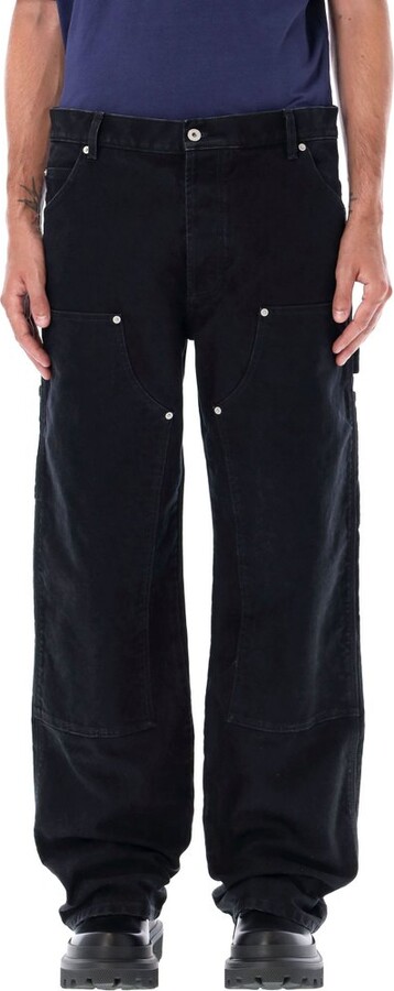 Heron Preston Vintage Wash Straight-Leg Carpenter Jeans