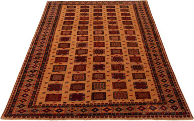 Isabelline Teimani Tan Rug 6'7\