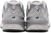 Thumbnail for your product : New Balance Grey Made In US 990 V5 Sneakers