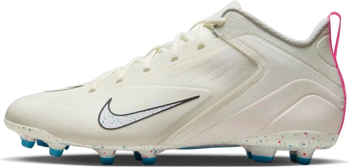 Nike Men's Alpha Huarache 8 Varsity CZ6558-116 White Football Cleats UWU680