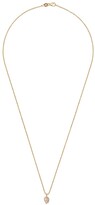 Thumbnail for your product : Anita Ko 18kt Yellow Gold Small Palm Leaf Pendant Necklace