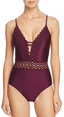 Becca by Rebecca Virtue Siren Shimmer One Piece Swimsuit