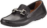 Thumbnail for your product : Ferragamo Parigi 1 Gancini Leather Loafer, Black