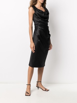 Vivienne Westwood Cowl-Neck Midi Dress