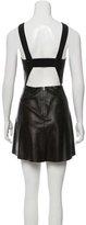 Thumbnail for your product : Mason Leather A-Line Dress