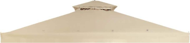 Garden Winds Standard 350 Beige Replacement Canopy for 10 ft. x 10 ft. Arrow Gazebo