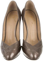 Thumbnail for your product : Giuseppe Zanotti Patent Leather Pointed-Toe Pumps