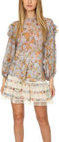 Thumbnail for your product : Zimmermann Painted Heart Tier Blouse