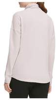 Thumbnail for your product : DKNY Stand Collar Zip Sweater