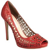 Thumbnail for your product : Stella McCartney redwood faux leather cutout peep toe heels