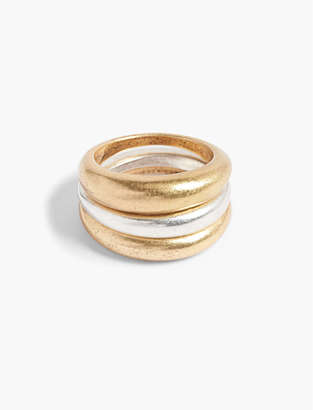 Lucky Brand Two Tone Stack Ring