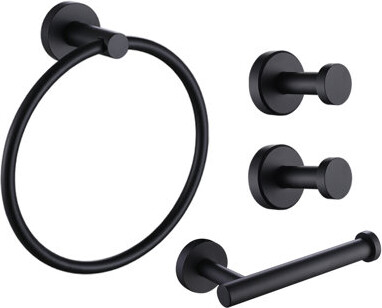 AngleSimple 4 Piece Bathroom Hardware Set
