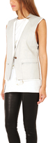 Thumbnail for your product : Helmut Lang Glossy Linen Twill Vest