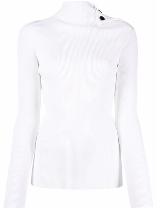 Roland Mouret High Neck Knitted Top