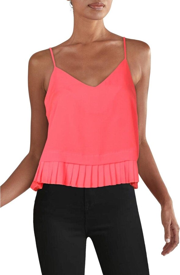 French Connection Womens Classic Crepe Light Polly Tops 