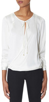 Thumbnail for your product : The Limited Wrap-Look Tie Neck Layering Blouse