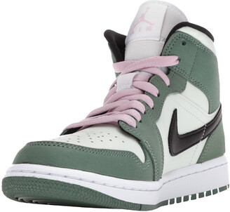 Nike WMNS Jordan 1 Mid Dutch Green Sneakers Size US 9W (EU 40.5) - ShopStyle