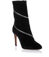 Thumbnail for your product : Alaia Black suede zipped ankle boot