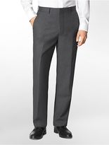 Thumbnail for your product : Calvin Klein Mens Classic Fit Textured Charcoal Suit Pants