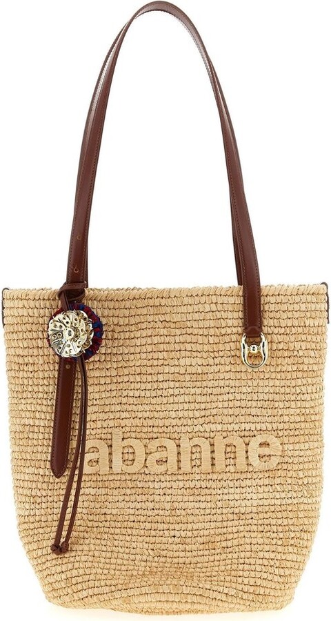 Paco Rabanne Mini eyelet-embellished PVC tote - ShopStyle