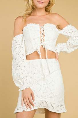 Pretty Little Things Lace Corset Top