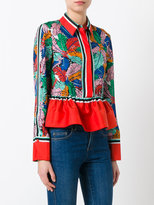 Thumbnail for your product : Emilio Pucci frill detail collared blouse