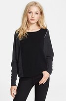 Thumbnail for your product : Autumn Cashmere Zip Detail Cashmere Sweater