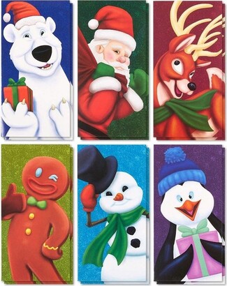 Best Paper Greetings 36-Pack Merry Christmas Greeting Cards - Xmas Money  and Gift Card Holder Cards in 6 Character Designs - Assorted with Envelopes  Included, 3.6x7.25" - ShopStyle