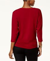 Thumbnail for your product : JM Collection Chain-Trim Dolman-Sleeve Top, Created for Macy's