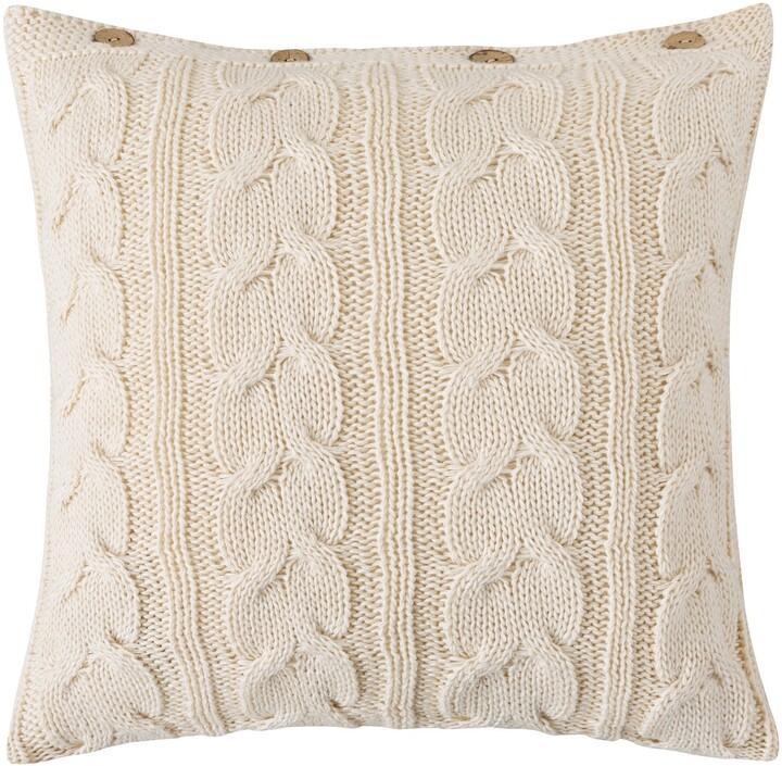 cable knit sweater pillow