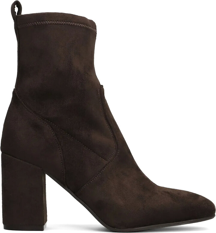 Carmens Block-Heel Suede Ankle Boots