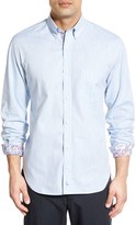 Thumbnail for your product : Tailorbyrd Men's 'Lilac' Regular Fit Long Sleeve Sport Shirt