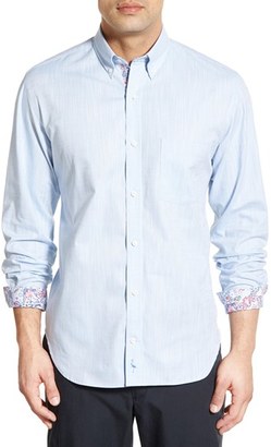 Tailorbyrd Men's 'Lilac' Regular Fit Long Sleeve Sport Shirt