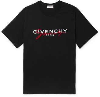 Givenchy Logo-Embroidered Cotton-Jersey T-Shirt