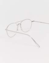 Thumbnail for your product : Jeepers Peepers aviator glasses with clear lens