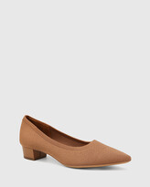 Thumbnail for your product : Wittner - Women's Brown All Pumps - Affinity Recycled Knit Low Heel Pumps - Size One Size, 42 at The Iconic