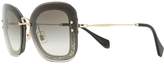 Thumbnail for your product : Miu Miu Eyewear oversized sunglasses