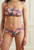Thumbnail for your product : Ulla Johnson Dani Floral-print Bikini Briefs - Orange