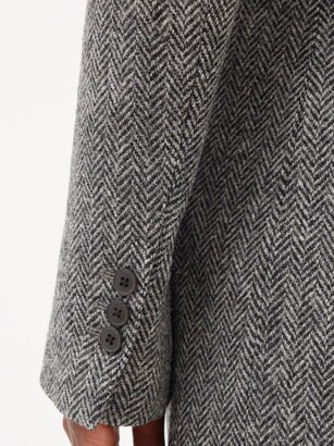 Petar Petrov Imani Wool Herringbone-tweed Jacket - Grey