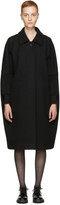 Jil Sander - Manteau en laine noir Doha