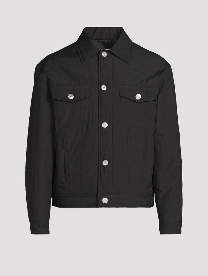 【AMI PARIS】CLASSIC PADDED JACKET◆HJK131LH0044 Ami Paris Outlet: Jacket men - Black | Ami Paris jacket