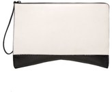 Thumbnail for your product : Narciso Rodriguez 'Boomerang' Genuine Python & Leather Clutch