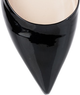 Thumbnail for your product : Jimmy Choo Tide black patent sling-back